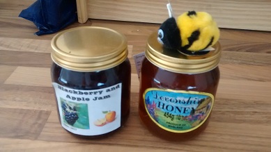 Devonshire honey and jam